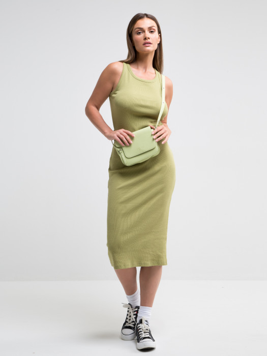 Priliehavé rebrované šaty MAXINASSARA 303